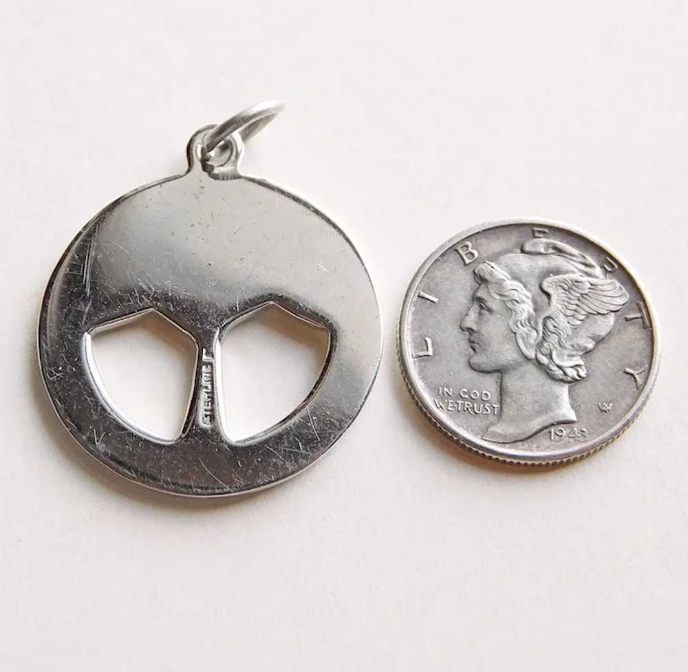 Awesome Sterling MONEY TREE Vintage Charm or Pend… - image 2