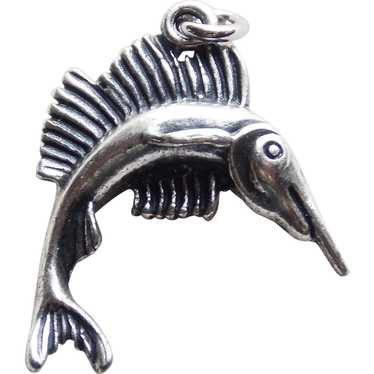 Sterling Swordfish Sailfish Marlin Fish Vintage Ch