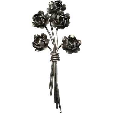 Lovely Bouquet of Roses - Coro Sterling - image 1