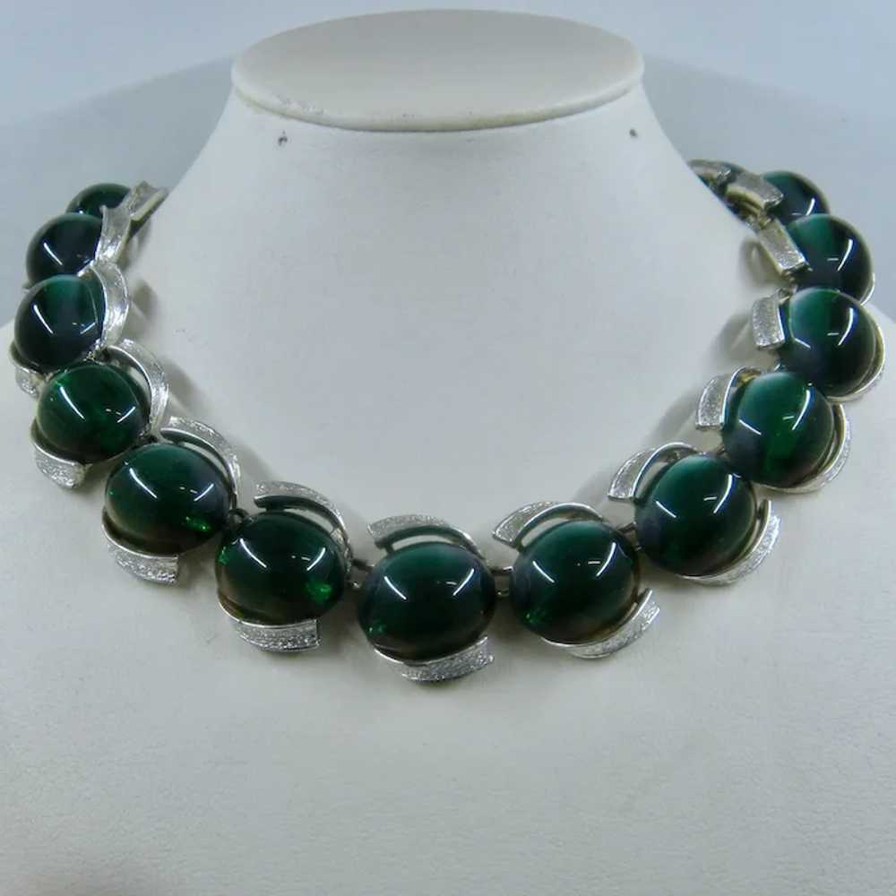 Fabulous 1960s Coro "Moonglow" Riviere Necklace 1… - image 2