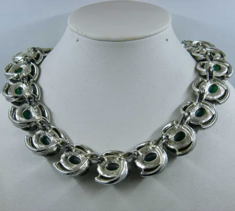 Fabulous 1960s Coro "Moonglow" Riviere Necklace 1… - image 9