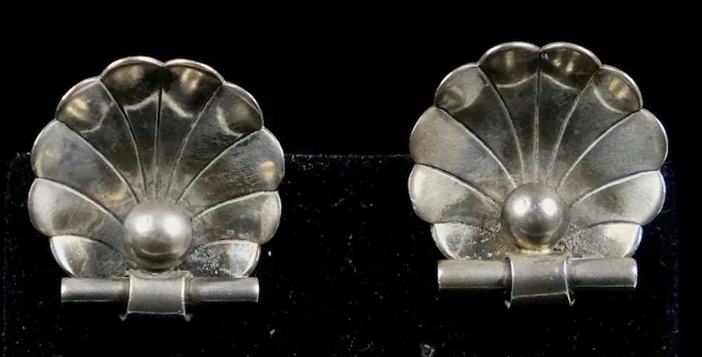 Georg Jensen c.1940 Large Sterling Scallop Shell … - image 4
