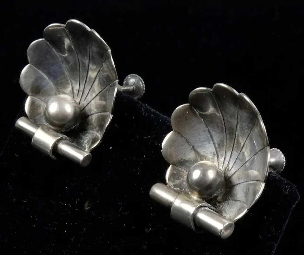 Georg Jensen c.1940 Large Sterling Scallop Shell … - image 5