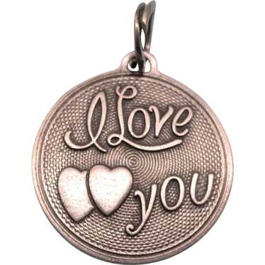 Signed Beau Sterling I Love You Vintage Charm, Do… - image 1