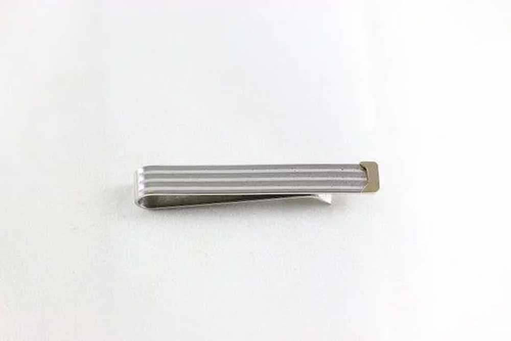 Mens Sterling Silver Tie Bar Tie Clip - image 3