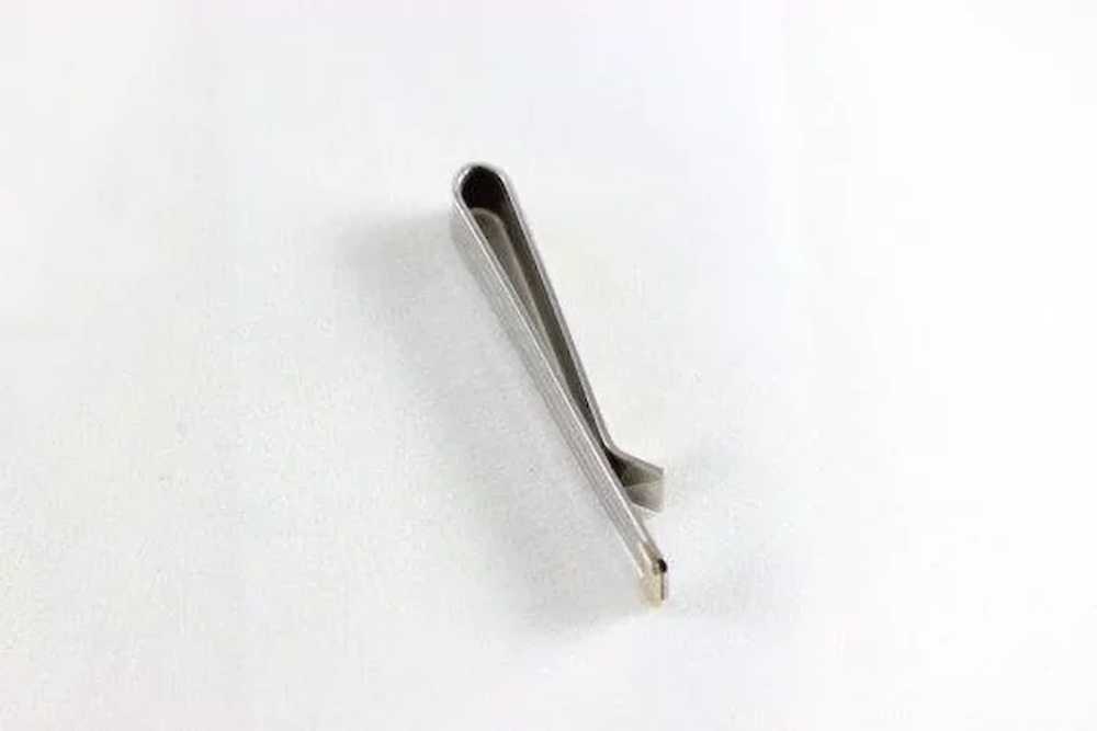 Mens Sterling Silver Tie Bar Tie Clip - image 6