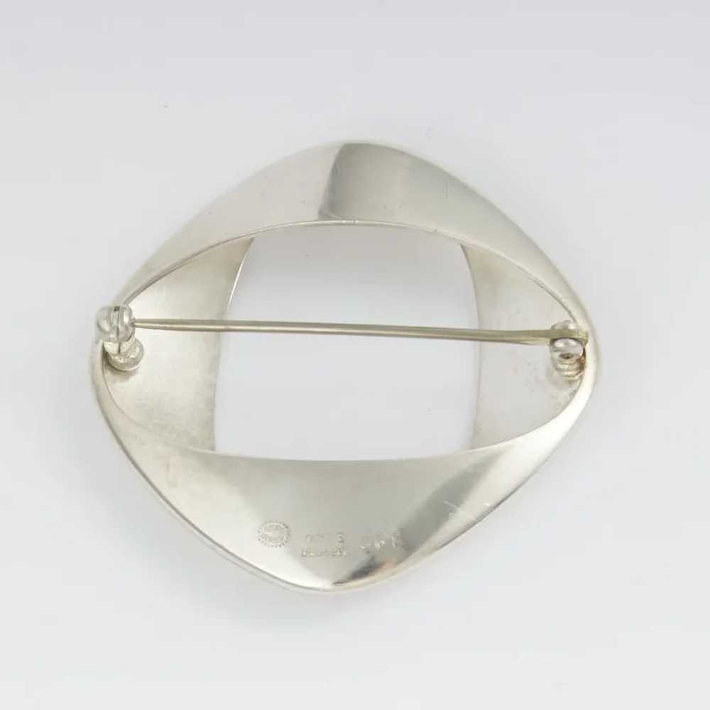 Georg Jensen Sterling Brooch, Design #368 by Henn… - image 5