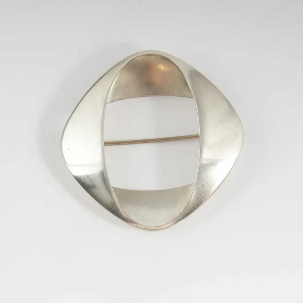 Georg Jensen Sterling Brooch, Design #368 by Henn… - image 6