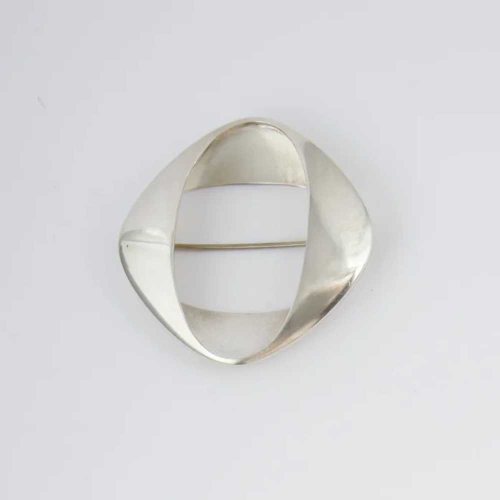 Georg Jensen Sterling Brooch, Design #368 by Henn… - image 7