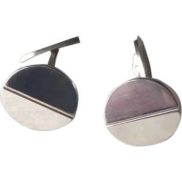 Georg Jensen Sterling Silver Art Deco Screw-Back Earrings No. 106