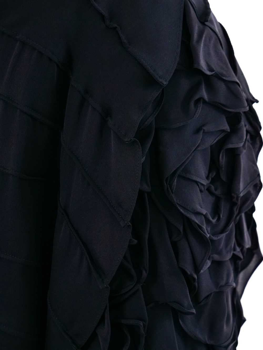 Yves Saint Laurent Ruffled Silk Skirt - image 4