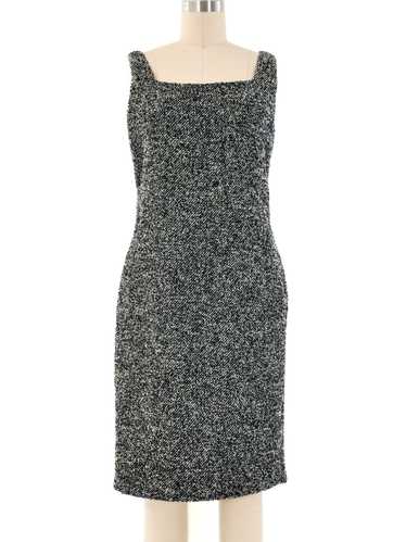 Versace Istante Tweed Tank Dress