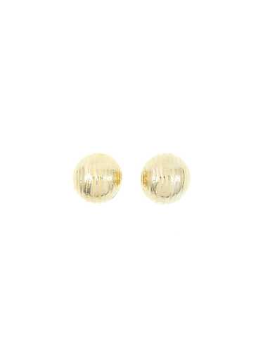 Ribbed Dome Earrings