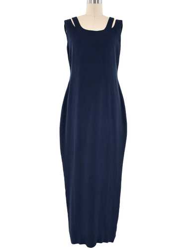 Gianni Versace Navy Gown