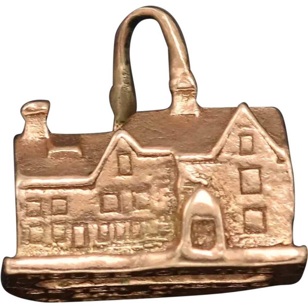 Vintage 14K Yellow Gold House of the Seven Gables… - image 1