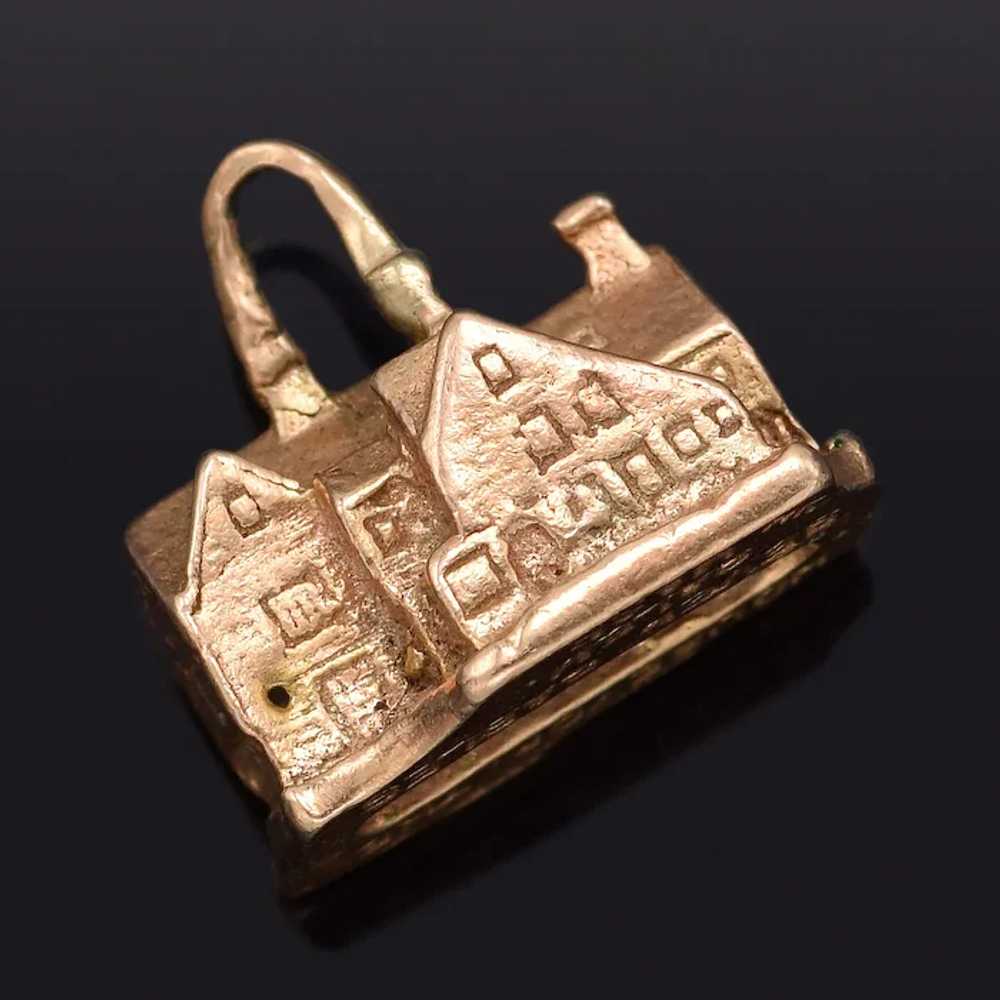 Vintage 14K Yellow Gold House of the Seven Gables… - image 2