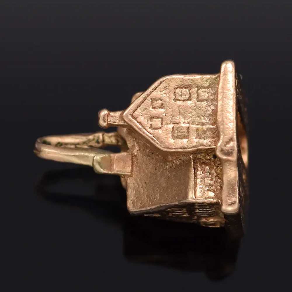 Vintage 14K Yellow Gold House of the Seven Gables… - image 3