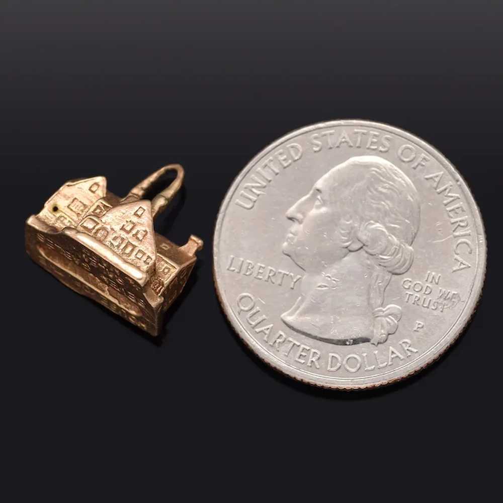 Vintage 14K Yellow Gold House of the Seven Gables… - image 4