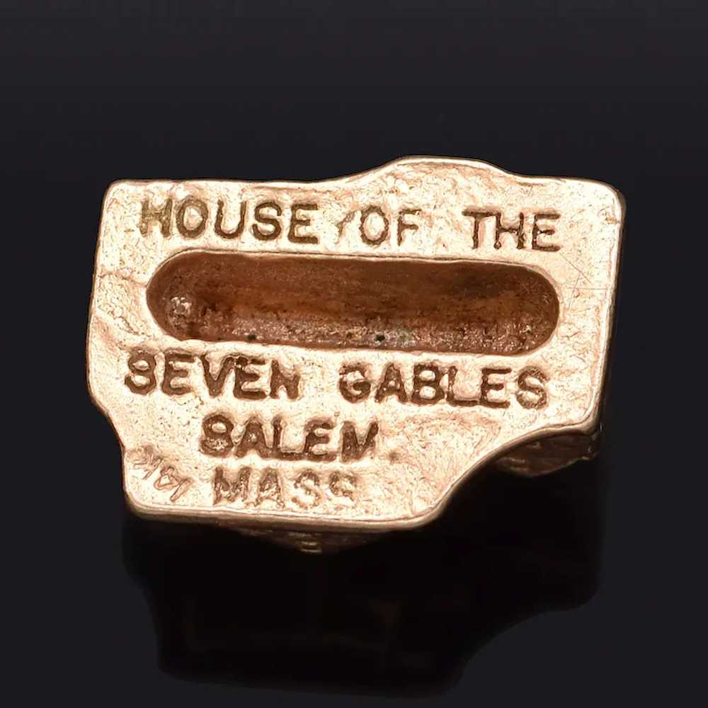 Vintage 14K Yellow Gold House of the Seven Gables… - image 7