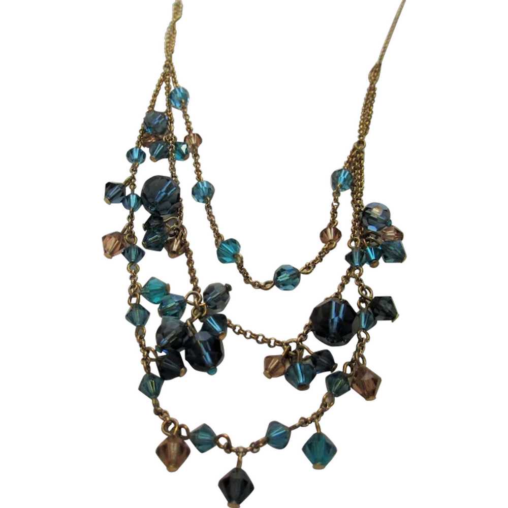 givenchy blue stone necklace