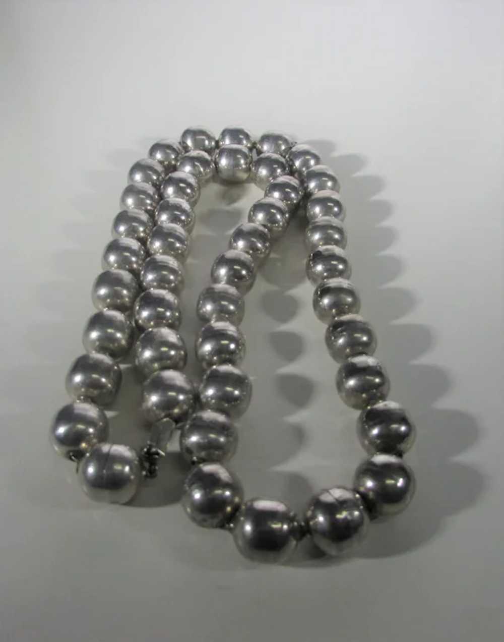 Vintage Silver Tone Beads on a Chain by AlPaca - image 10