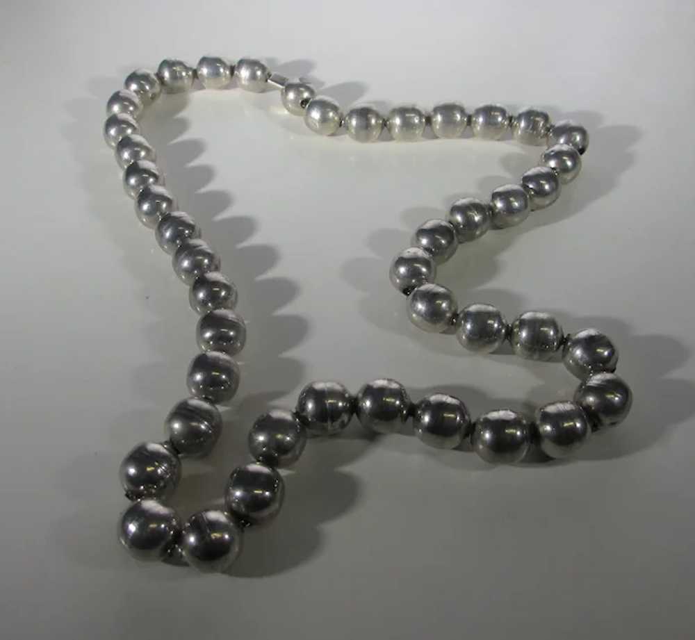 Vintage Silver Tone Beads on a Chain by AlPaca - image 11