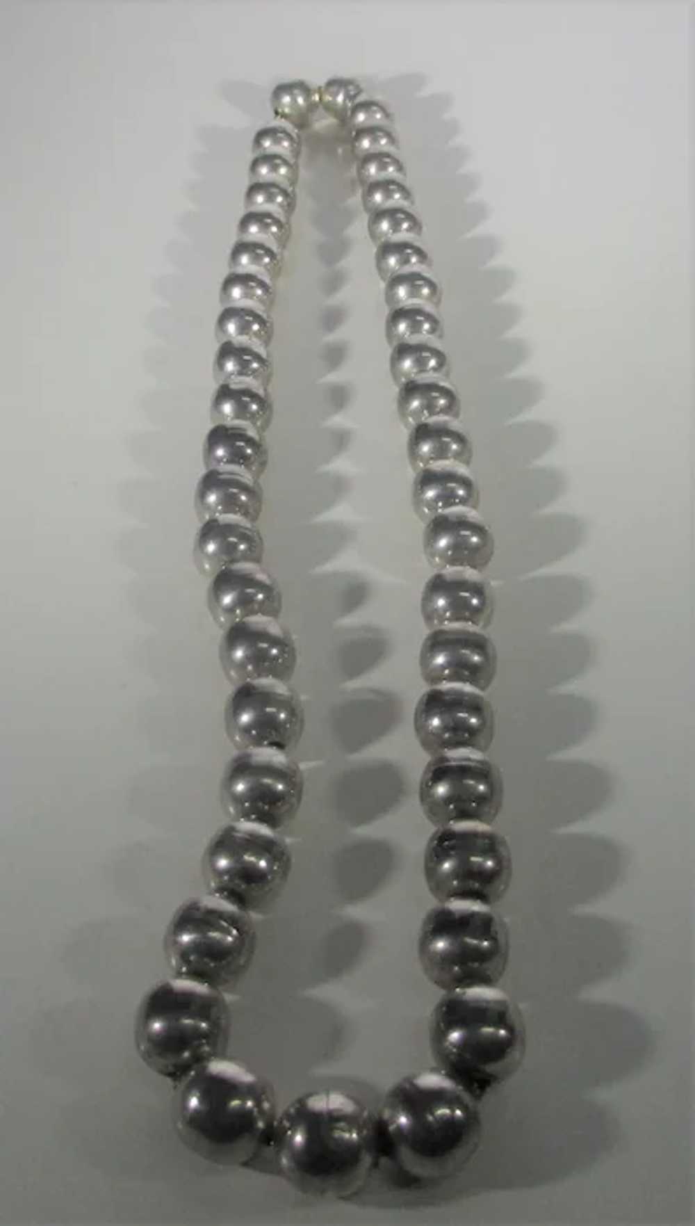 Vintage Silver Tone Beads on a Chain by AlPaca - image 12