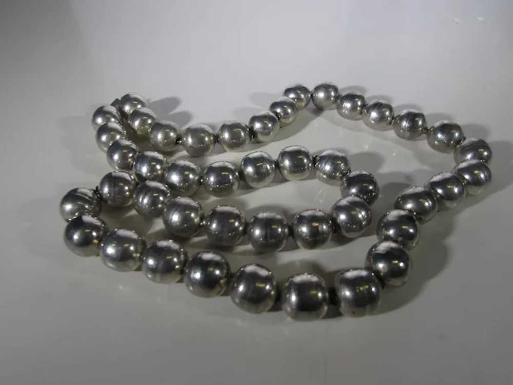 Vintage Silver Tone Beads on a Chain by AlPaca - image 7