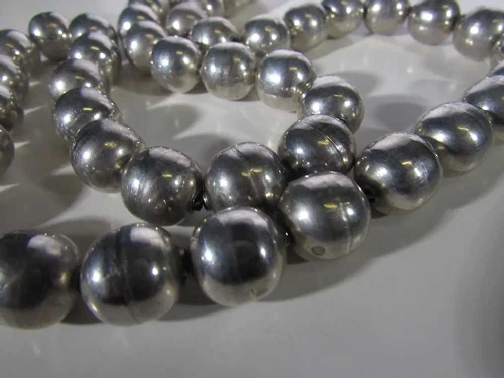 Vintage Silver Tone Beads on a Chain by AlPaca - image 9