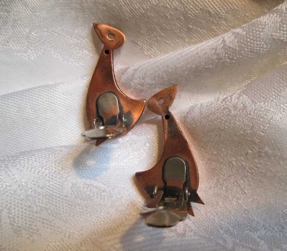 Renoir Copper "Chicks" Earrings - image 6