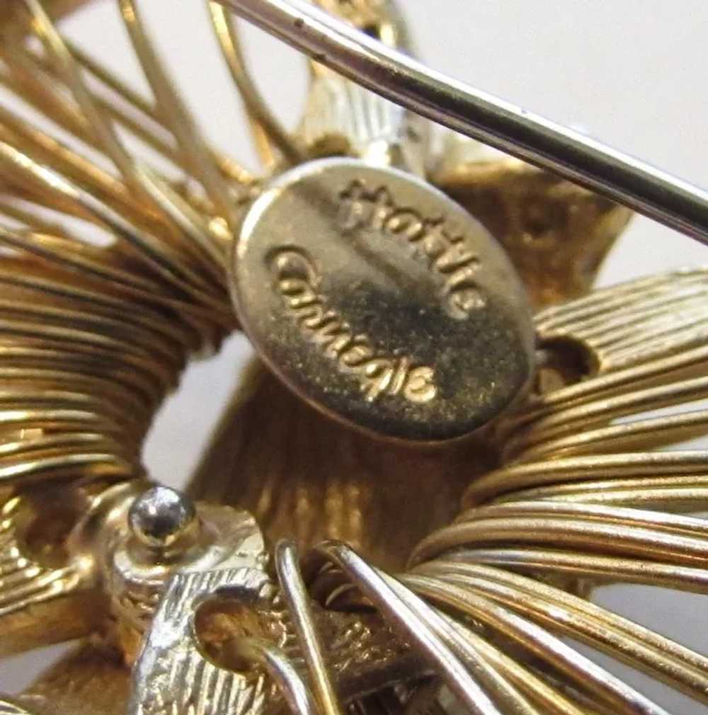 Vintage Hattie Carnegie Mid-Century Pin in Goldto… - image 6