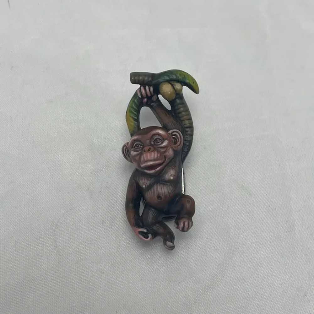 Sergio Bustamante Monkey Sterling Pin or Pendant … - image 2