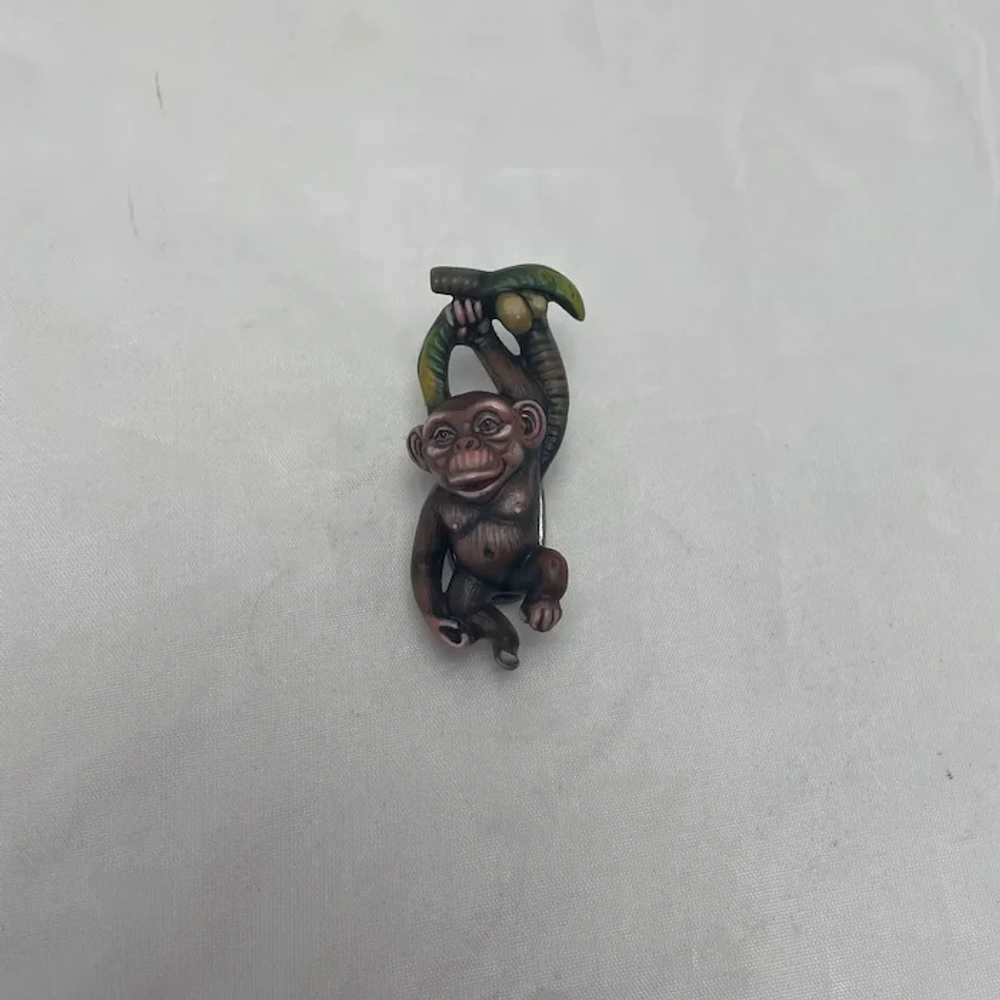 Sergio Bustamante Monkey Sterling Pin or Pendant … - image 4