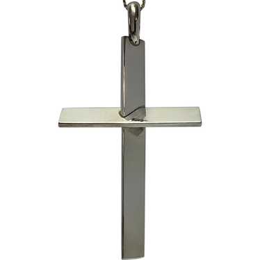 Alfred Karram Sterling Cross 3 1/2"