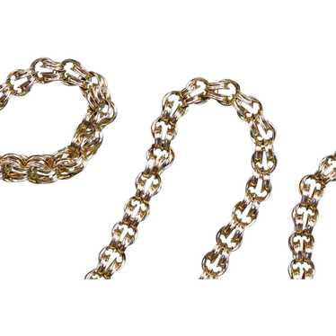 Chunky Double Link Statement Chain Necklace