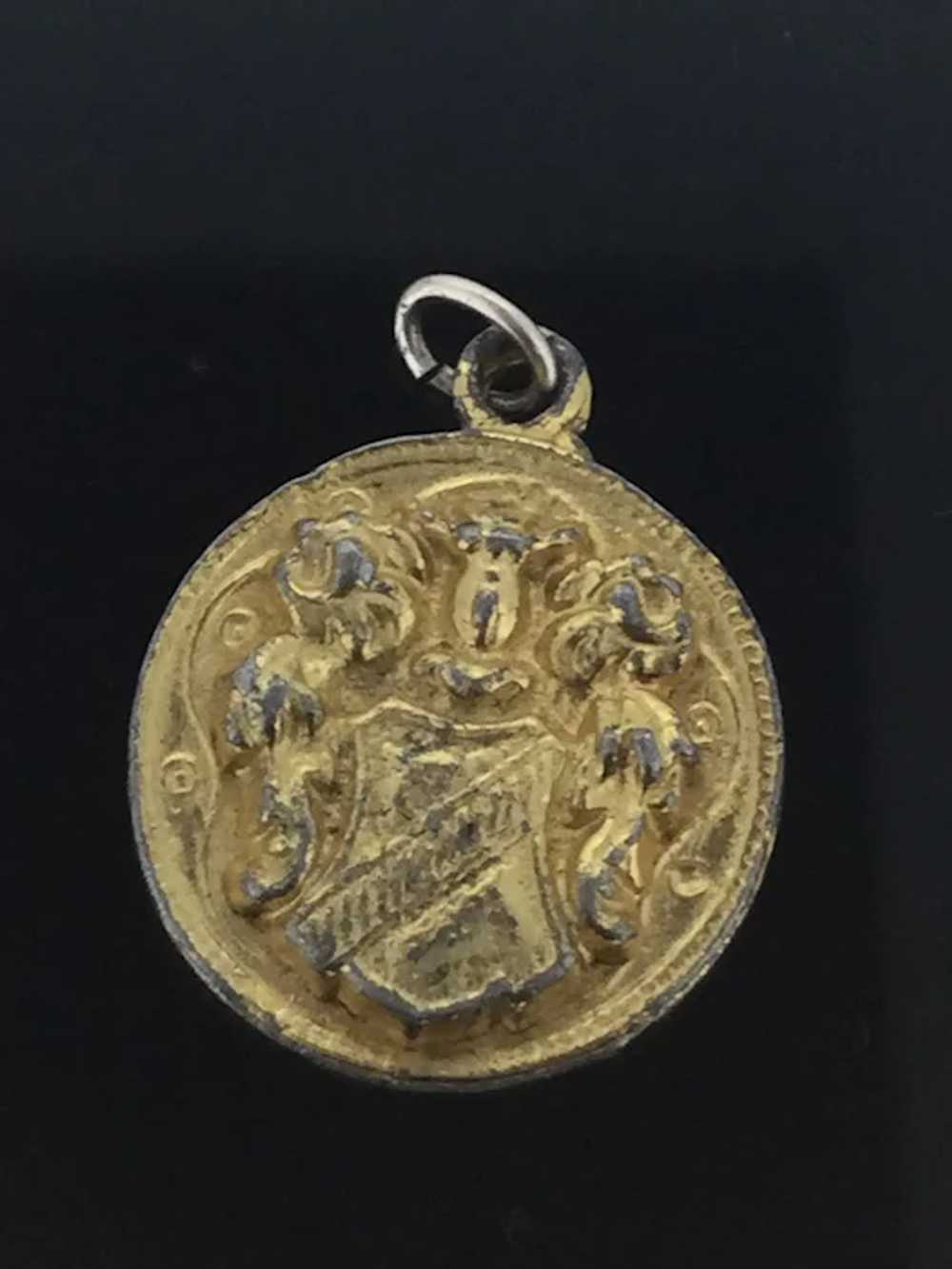 Napoleon Emperor Textured Costume Medal Pendant G… - image 4