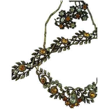 Lovely Vintage Signed Coro Necklace Bracelet and … - image 1