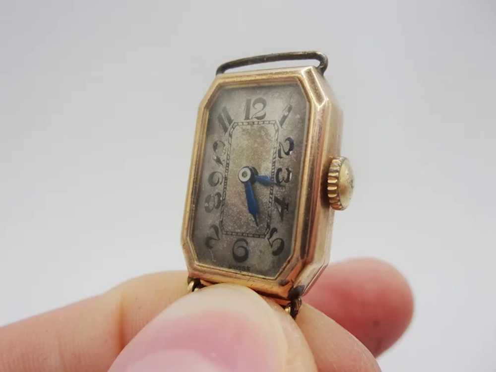 9ct Gold Nurses Fob Watch c1908 – Needs Servicing - image 2