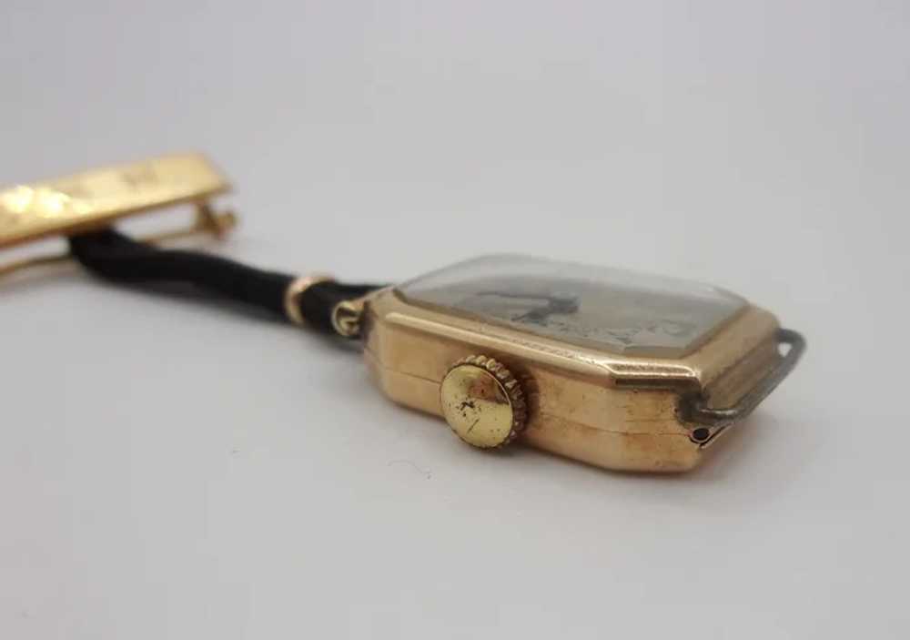 9ct Gold Nurses Fob Watch c1908 – Needs Servicing - image 4