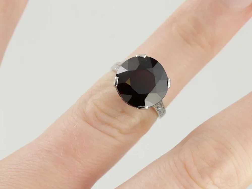 Garnet Cocktail Ring of the Highest Quality, Perf… - image 5