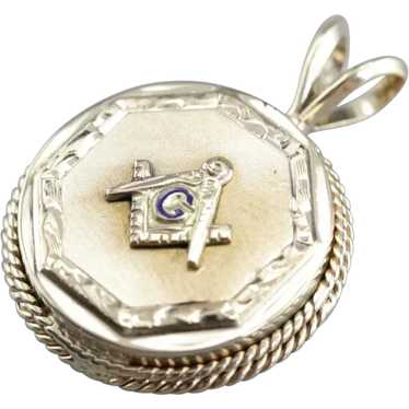 Upcycled Masonic Pendant
