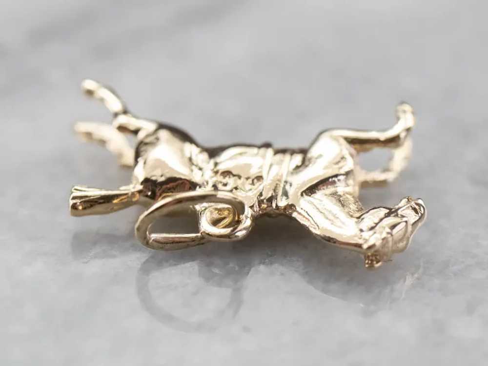 Vintage Jumping Horse Equestrian Charm - image 4