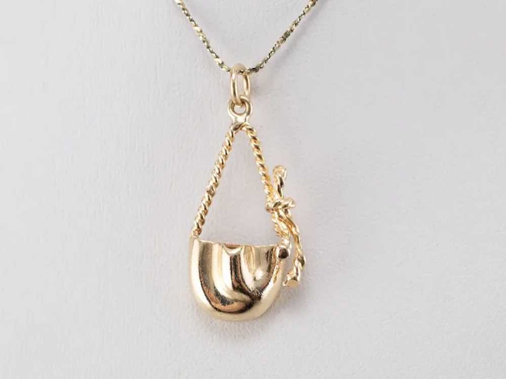 Pocketbook of 14 Karat Gold Pendant - image 8