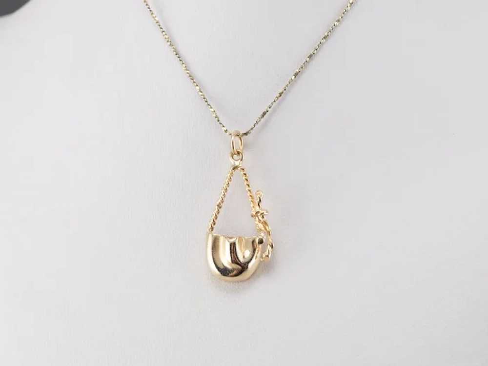 Pocketbook of 14 Karat Gold Pendant - image 9