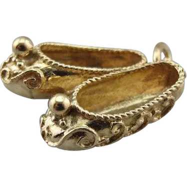 Ornate Slippers Charm or Pendant - image 1
