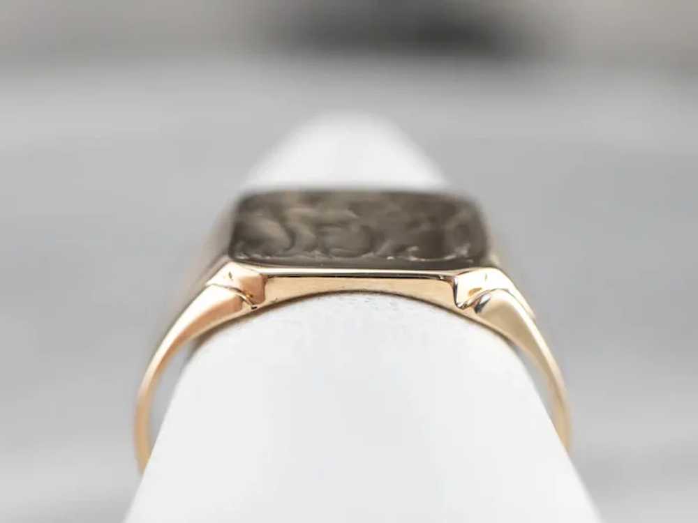 Bold "BPP" Monogrammed Signet Ring - image 7