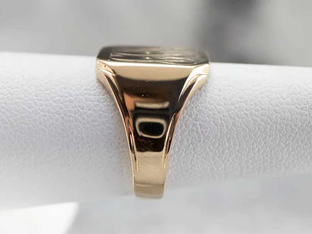 Bold "BPP" Monogrammed Signet Ring - image 8