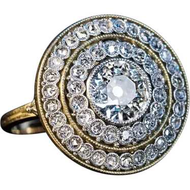 Belle Epoque Antique Diamond Engagement Ring