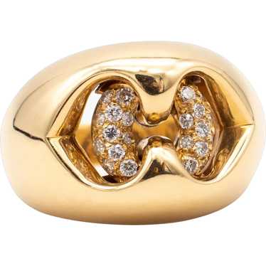 Bvlgari Roma 18 kt gold Doppio Cuore collection r… - image 1