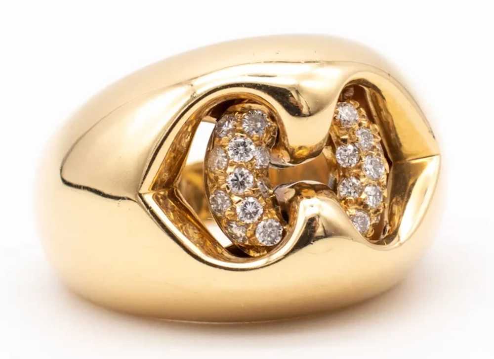 Bvlgari Roma 18 kt gold Doppio Cuore collection r… - image 3